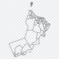 Blank map of Oman. Districts of Oman map. High detailed vector map Sultanate of Oman on transparent background for your web site